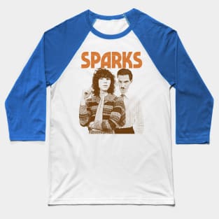 Sparks - Vintage Style Retro Aesthetic Design Baseball T-Shirt